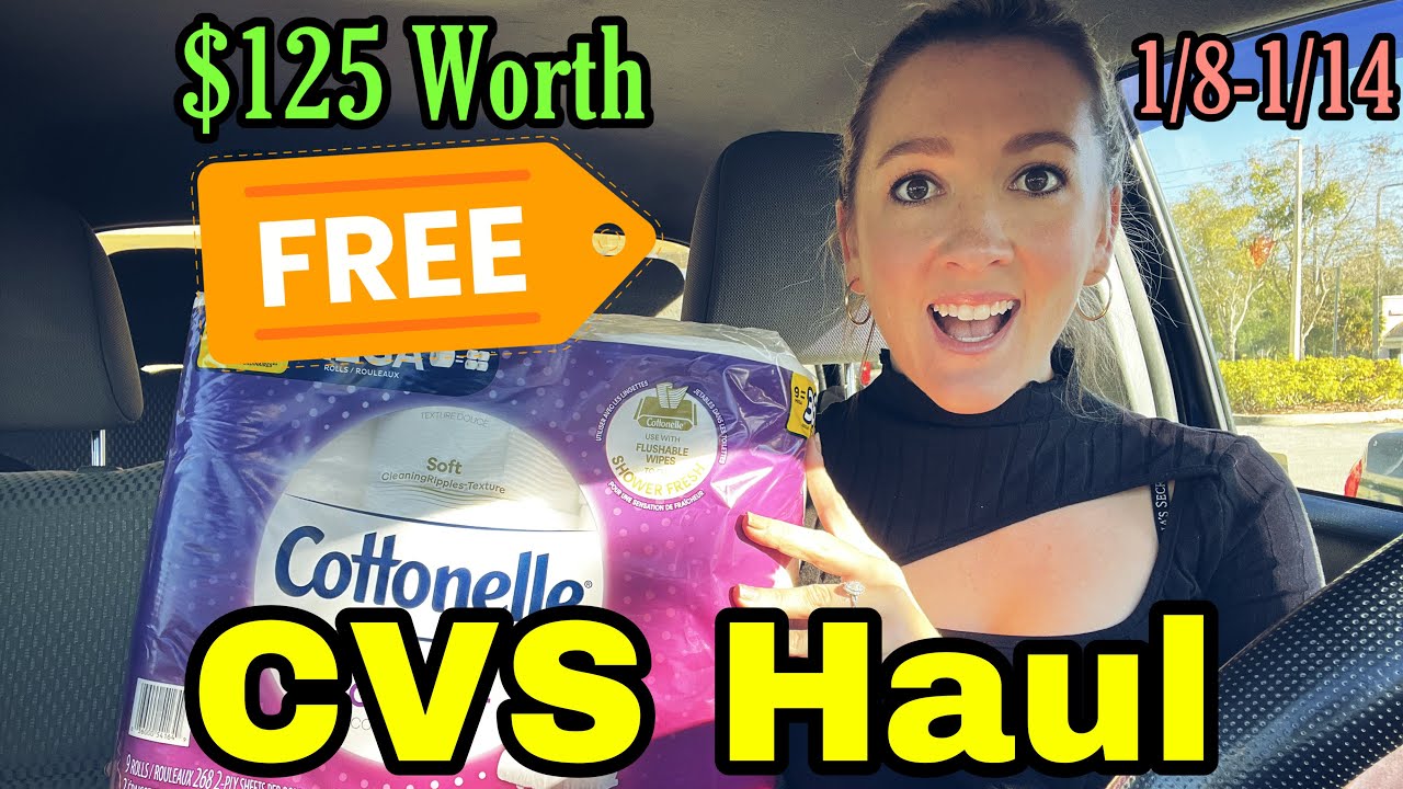 CVS Haul - All FREE + $1 Money Maker! 1/8-14/23 Easy Coupon Deals this Week!