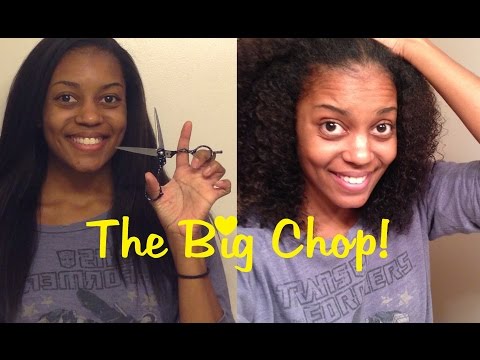 My Big Chop!  2 years Post Relaxer Video