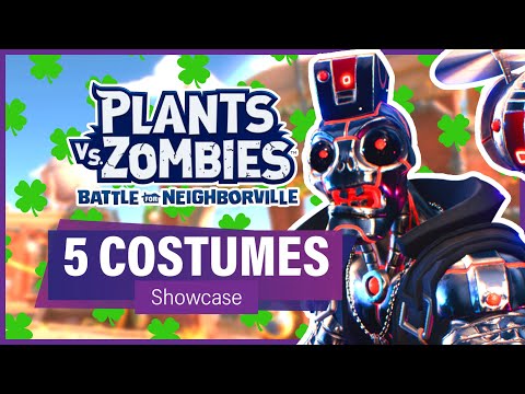5 NEW LEGENDARY RUX COSTUMES GAMEPLAY (Showcase) - Plants vs Zombies Battle for Neighborville