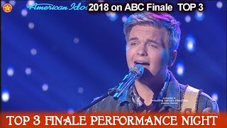 Caleb Lee Hutchinson sings ”Don&#39;t Close Your Eyes” His Favorite Song American Idol 2018 Finale Top 3