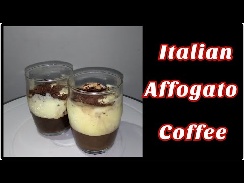 Italian Affogato coffee recipe | Italian dessert | Affogato recipe | Cook with Habiba