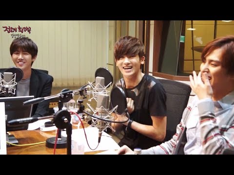 정오의 희망곡 김신영입니다 - ZE:A Kevin, sing & Taehun, cute - 제국의 아이돌 케빈의 노래 & 태헌의 2002년형 애교 20140626