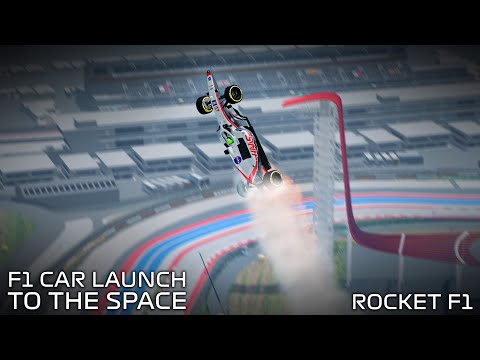 F1 Car Launch to The Space | BeamNG.drive | FR17 F1 MOD