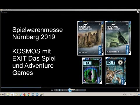 Spielwarenmesse 2019 Nürnberg - KOSMOS mit EXiT Das Spiel und Adventure Games - Die Brettspieltester