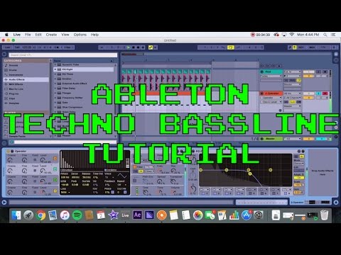 Ableton Tutorial #1 (Making a Techno Bassline) {Beginner}