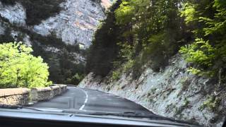 preview picture of video 'Gorges des Gats with my Nissan Bluebird'