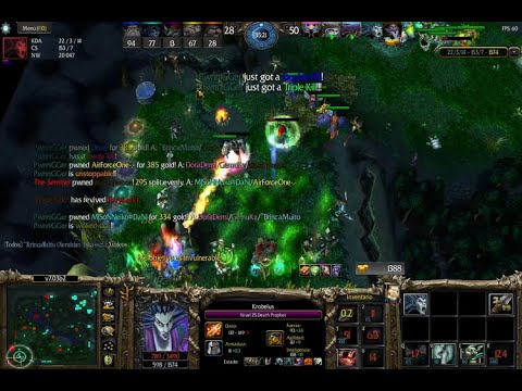 DOTA 1 - Krobelus Death Prophet - HARD GAME! (7.03b2) 2022