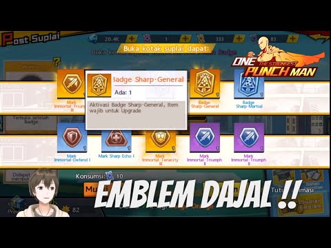 GACHA SUPLAI  EMBLEM, MAKIN TIDAK PUNYA AKHLAK - One Punch Man The Strongest