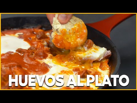 🥚 HUEVOS a la FLAMENCA 🍽️ | La receta más FÁCIL y SABROSA