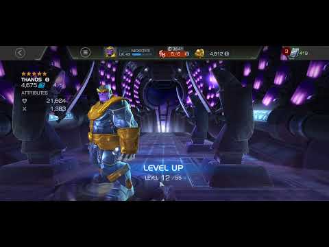 Ranking Up And Leveling Up 5 Star Thanos! | MCOC Gameplay!