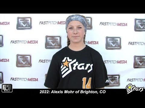 2022 Alexis Mohr Second Base Softball Skills Video - Colorado Stars