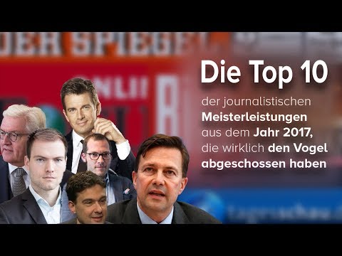 2017 - Deutschland: 10 peinliche journalistische "Meisterleistungen"