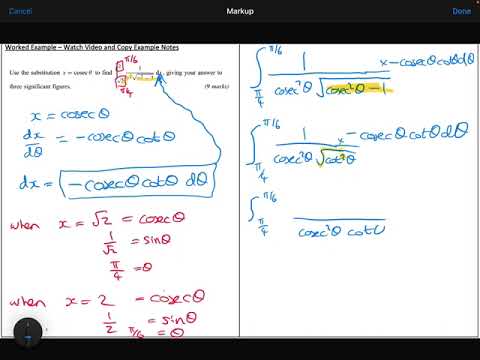 Day 30 - Integration by substitution