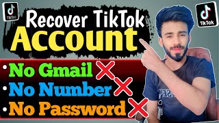 How to Recover TikTok Account without Email Or Phone Number - 2024