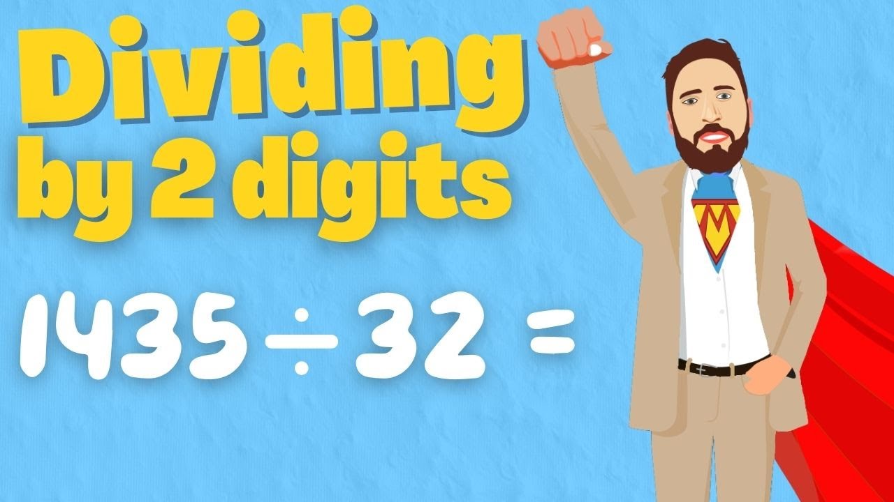 How to: Dividing By 2 Digit Numbers Short Division | The Maths Guy