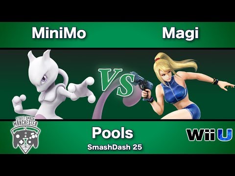 SmashDash 25 - MiniMo (Mewtwo) Vs. Magi (Zero Suit Samus) - Pools