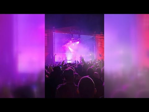 Festivalio scenoje uždainavusi K. Meschino sulaukė audringos žmonių reakcijos