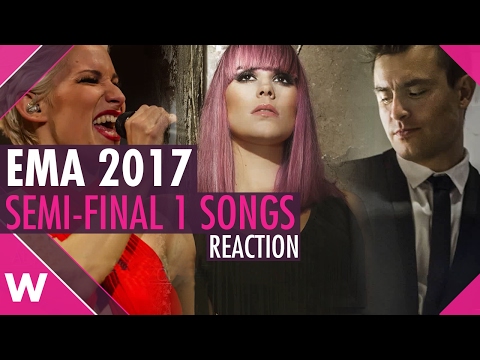 EMA 2017 Semi-Final 1: Reaction to 30-second snippets