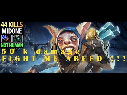 Secret MidOne Meepo Dota2 ll 44 KILL 50 000 Damage