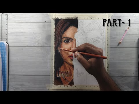 Kalyani Priyadarshan Pencil Art ✍️ | Lokah Artwork Part 1 | Color Pencil Drawing