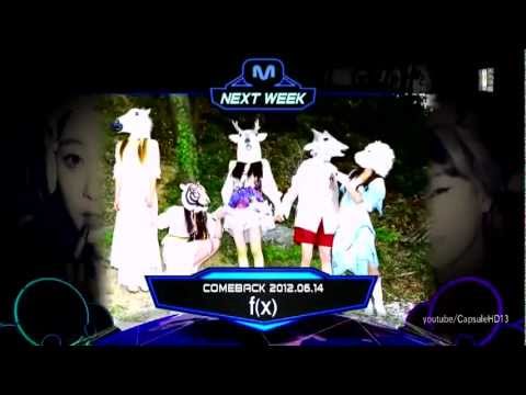 120607 [Comeback Next Week] f(x) - Electric Shock - M! Countdown