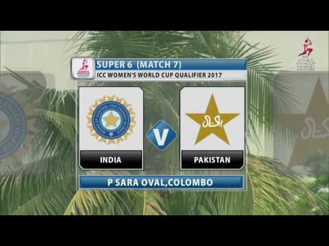 India v Pakistan, ICC Women's World Cup Qualifier, 2017
