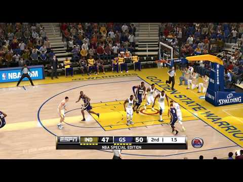 NBA LIVE 14/ WARRIORS VS PACERS (RISING STAR GAMEPLAY) [PS4] [HD]