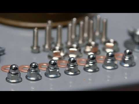 Complete Engine Bolt Kit For Honda CR125 - Nickel-Plated Hardware By Specbolt, Restores Like Titanium Look