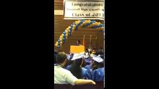 preview picture of video 'Roosevelt High Scool Commencement Speech 2013'