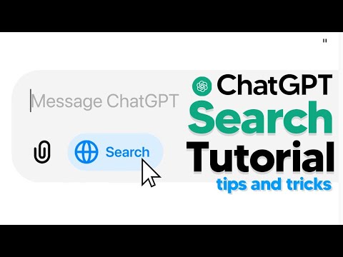 How To Use ChatGPT Search - Complete Guide With Tips and Tricks (ChatGPT Search Tutorial)