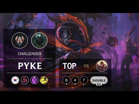 Pyke Top vs Jayce - KR Challenger Patch 9.20