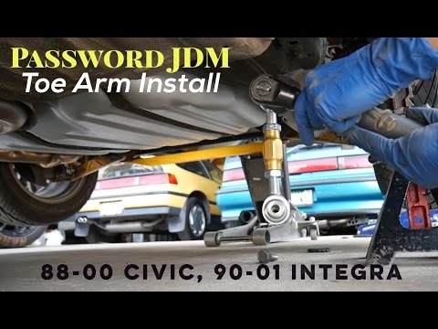 How to Install Compensator Toe Arm on Civic or Integra