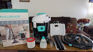 HAUSHOF 4Gallon Wet/Dry/Upholstery Vacuum Cleaner Review (Purchase Link in Description)