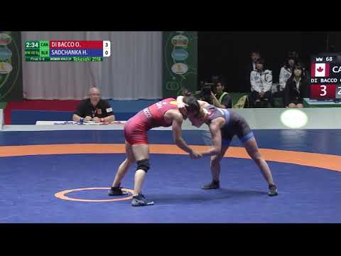 Final 5-6 WW - 68 kg: O. DI BACCO (CAN) v. H. SADCHANKA (BLR)