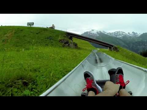 The most exciting toboggan experience in Engelberg Brunni