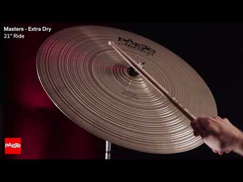 PAISTE Masters Extra Dry Ride 21" gespielt von Noah Fürbringer (SOUND DEMO)