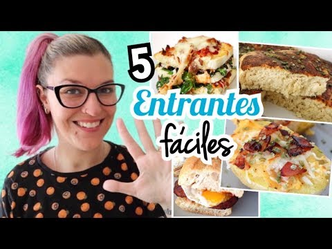 5 Recetas de *APERITIVOS Y ENTRANTES* Fáciles y Rápidos