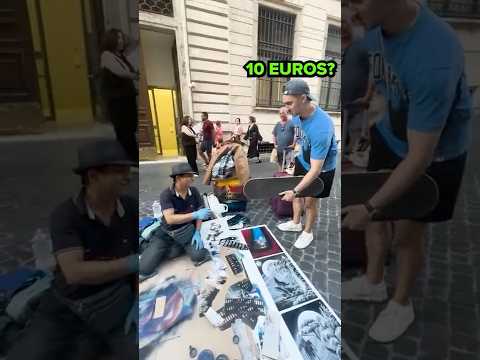 I asked a Street Artist to paint my Skateboard... 😱