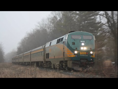 VIA 73 FLIES thru Mt Brydges ON!