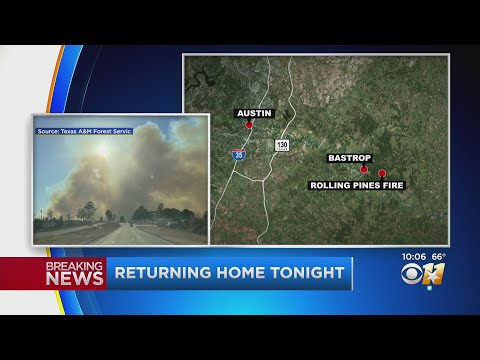 Dozens Of Homes Were Evacuated Due To Wildfire In Central Texas