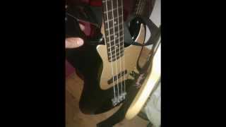 Video thumbnail for Eko VJB 200 fretless bass + fretted test sound by Michele della Malva