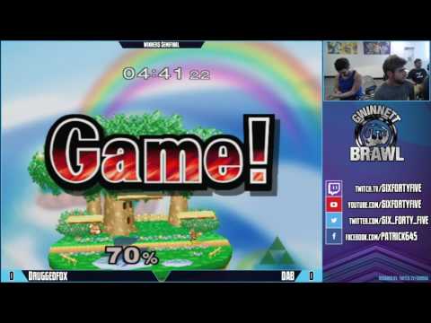 GB Oct 1, 2016 - SSBM Singles - Winners Semifinal - Druggedfox vs DAB