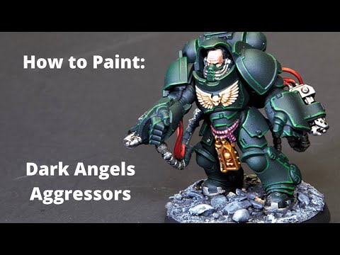 How to Paint Dark Angels Aggressors Warhammer 40K Games Workshop