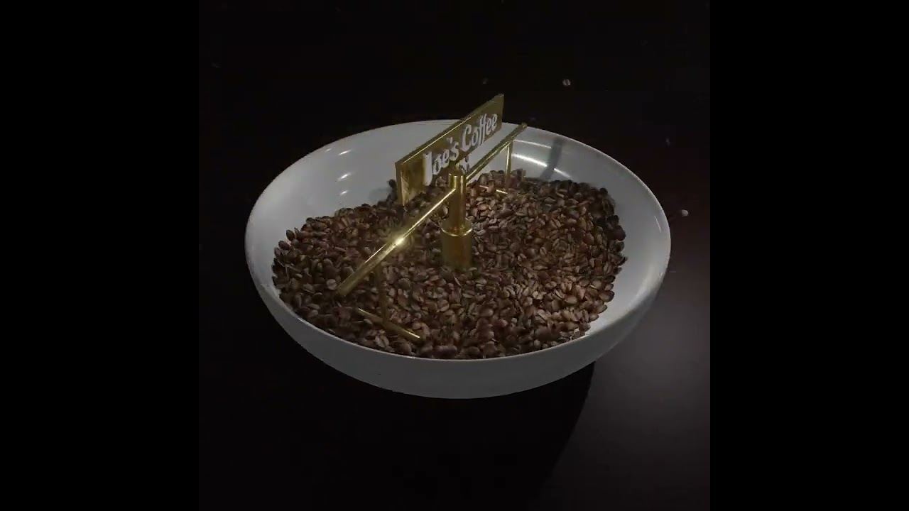 Blender 3.0 Coffee - Rigid Body - Physics Test