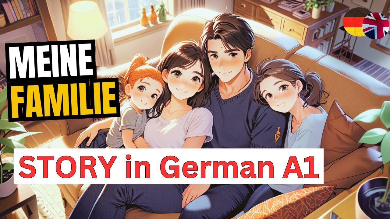 Learn German with a Simple Family Story | A1 German Practice for Beginners