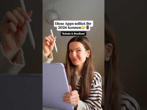 Diese Apps solltet ihr 2026 nutzen🤫📚 (*Schüler & Studenten)