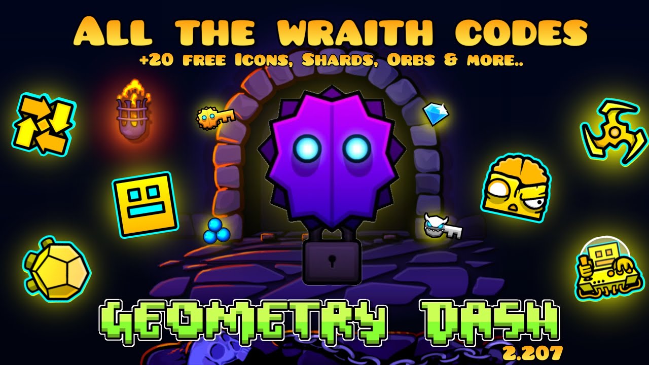 All “The Wraith” Vault Codes (Working 2026) | Geometry Dash 2.208