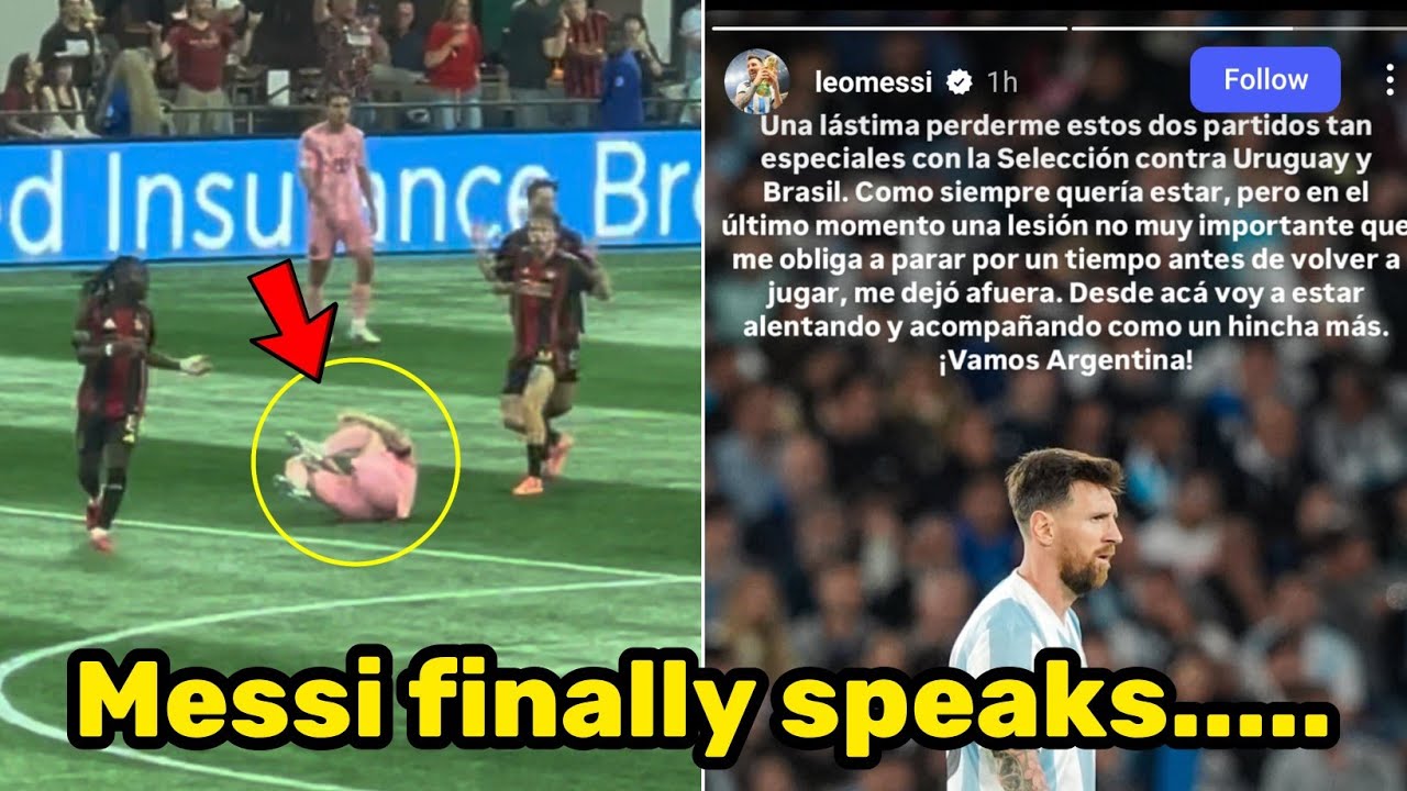 Lionel Messi breaks silence on missing Argentina’s World Cup Qualifiers vs Brazil, Uruguay