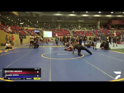 Exhibition 84-93 Lbs Round 3 - Brayden Niedens, KS Vs Cragen Smith, KS F391