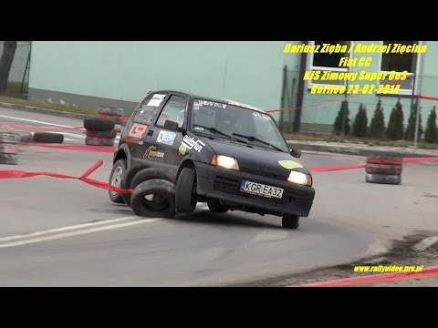 Dariusz Zięba / Andrzej Zięcina - Fiat CC - KJS Zimowy Super OeS Gorlice 23-02-2014